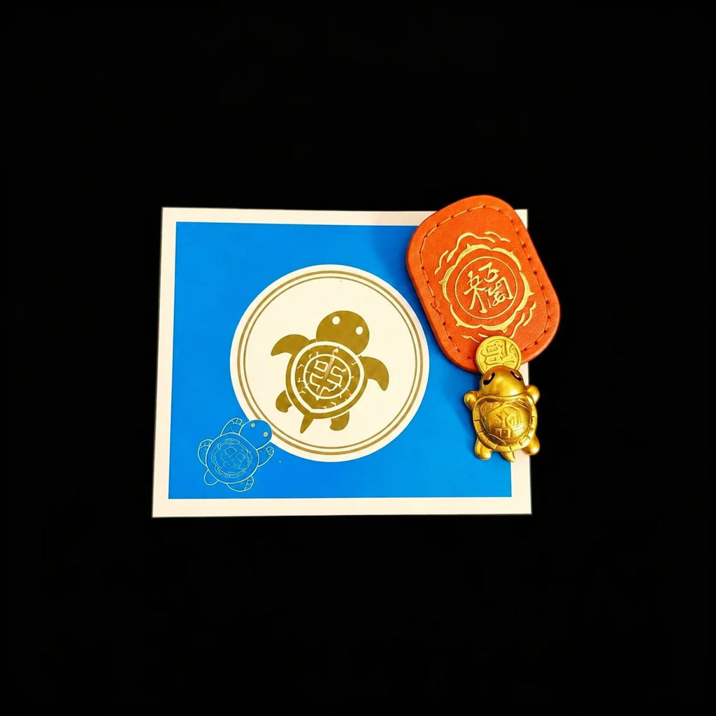 🐢💰2026 Golden Turtle Charm – Bites onto Luck Never Lets Go