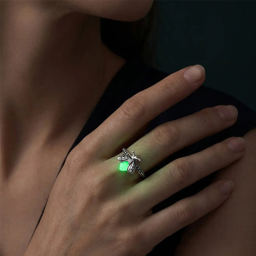 Glow-in-the-Dark Firefly Ring ✨🐞💍