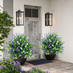 🌸Artificial potted trees with ground stakes