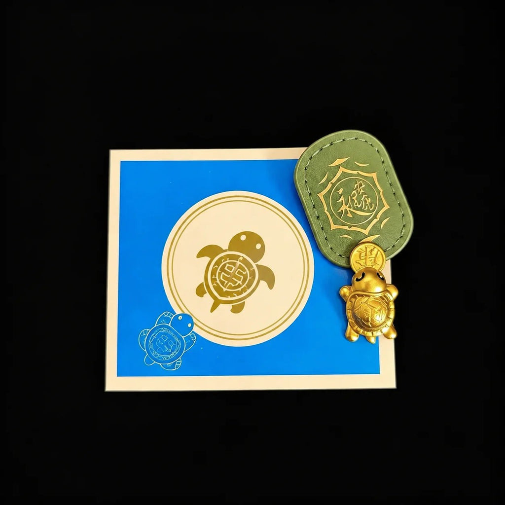 🐢💰2026 Golden Turtle Charm – Bites onto Luck Never Lets Go