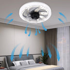 Leise, dimmbare 2-in-1-Lüfterleuchte mit Fernbedienung für das Schlafzimmer